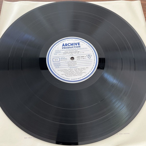 Bach Weihnachts Oratorium 3xLP Box Set 1955-56 Archive Prod. ARC3081 - Picture 10 of 11